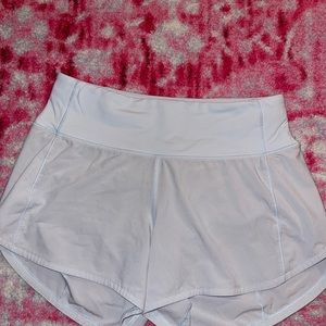 lululemon speed up shorts 4inch tall